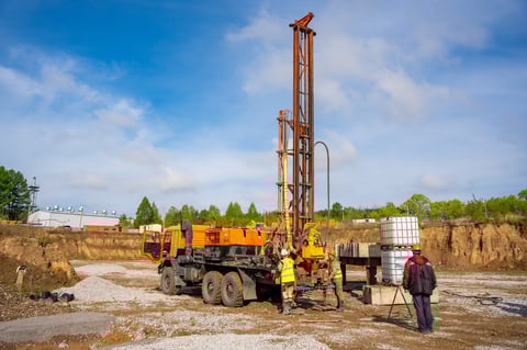 Сондажна машина за геотехнически изследвания